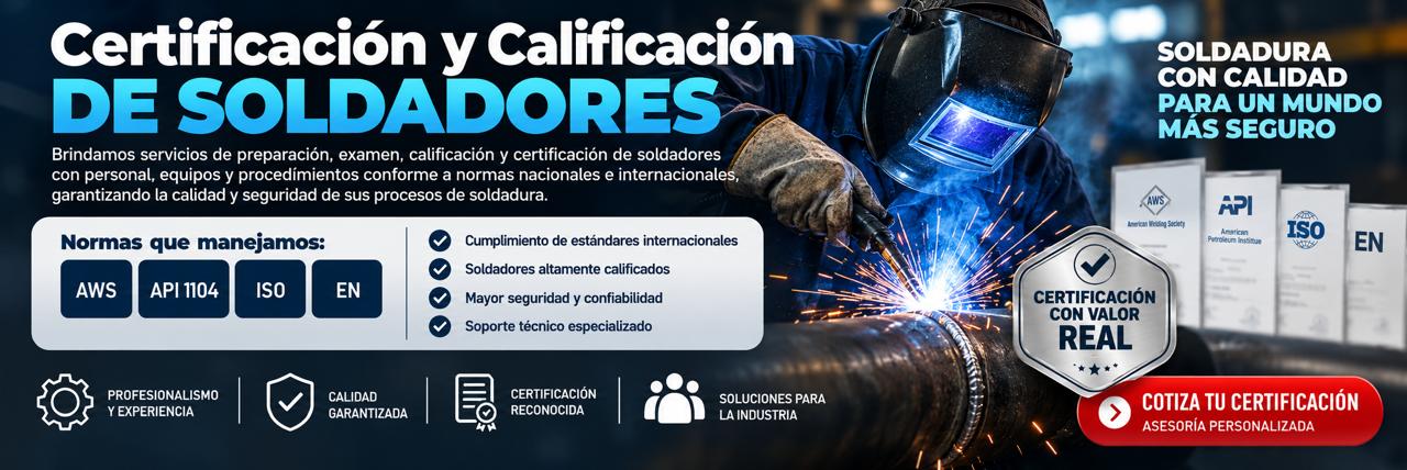 Certificación y calificación de soldadores