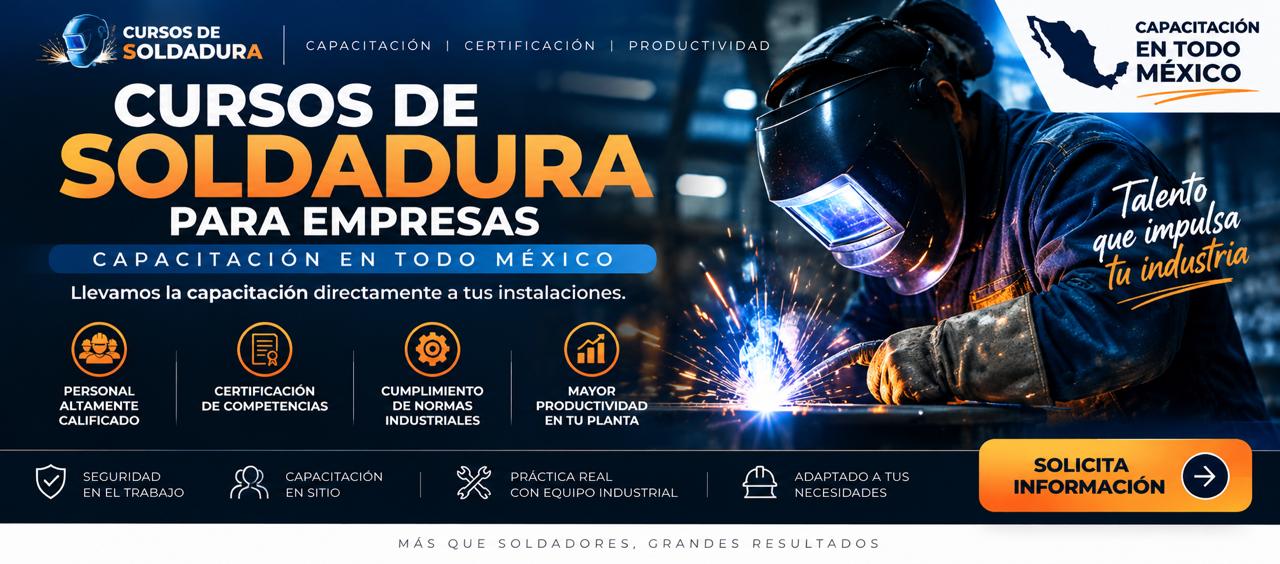 Cursos de soldadura para empresas