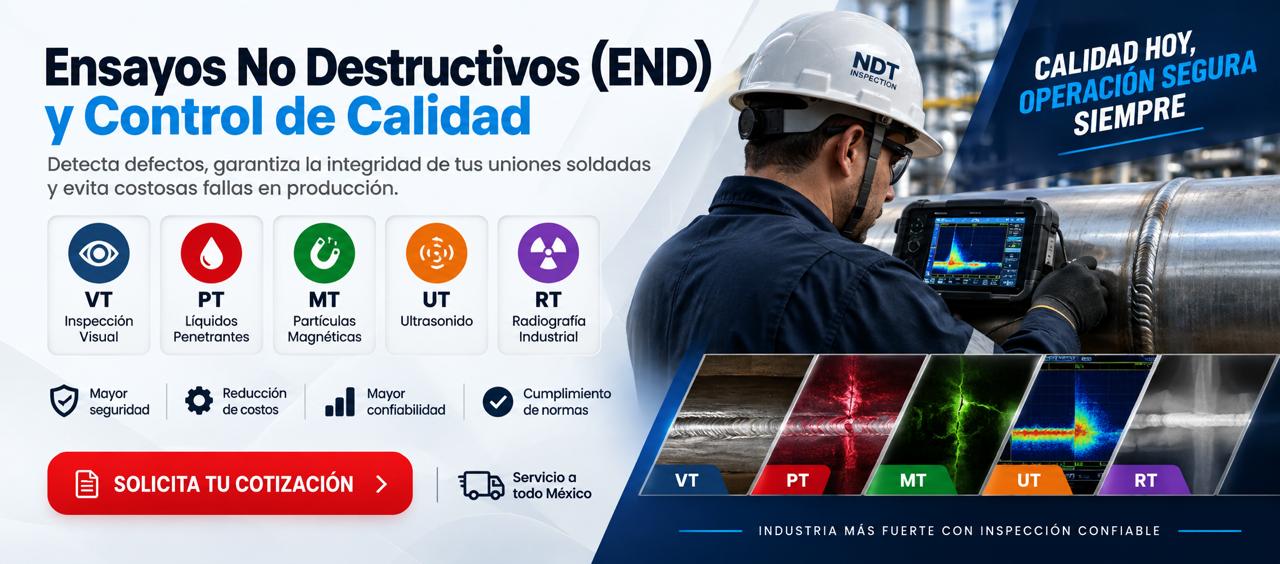 Ensayos no destructivos y control de calidad