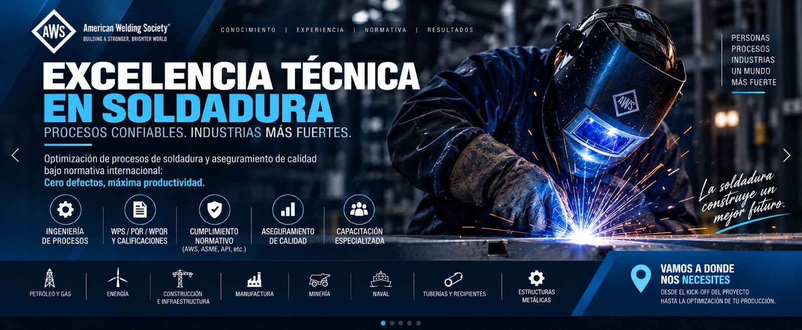 Excelencia técnica en soldadura