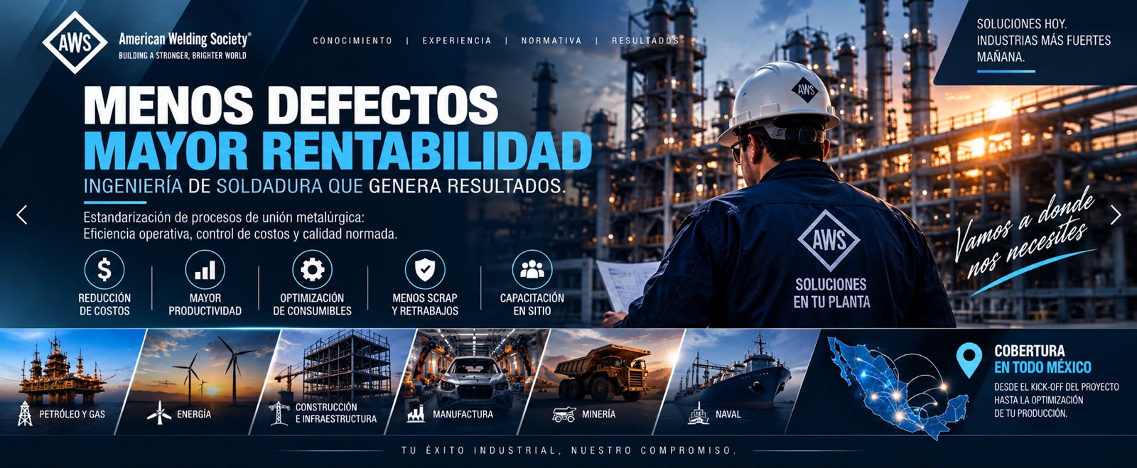 Menos defectos y mayor rentabilidad en soldadura