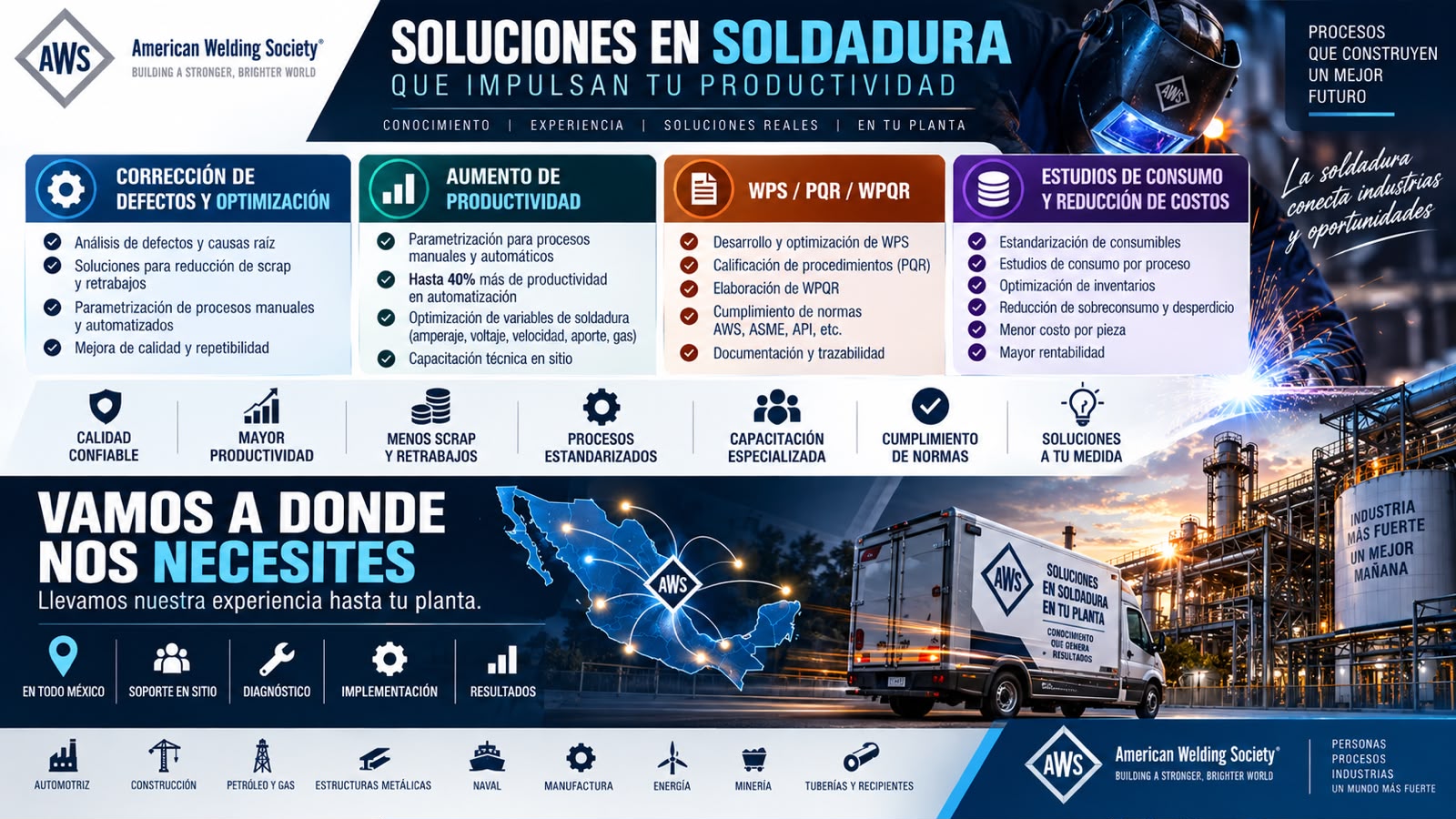 Soluciones profesionales de soldadura